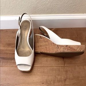 Marc Fisher Peep Toe Sling-backs